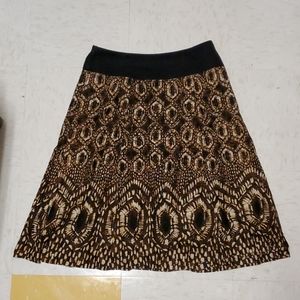 Charter Club 10P Knee Length Pattern Skirt.
